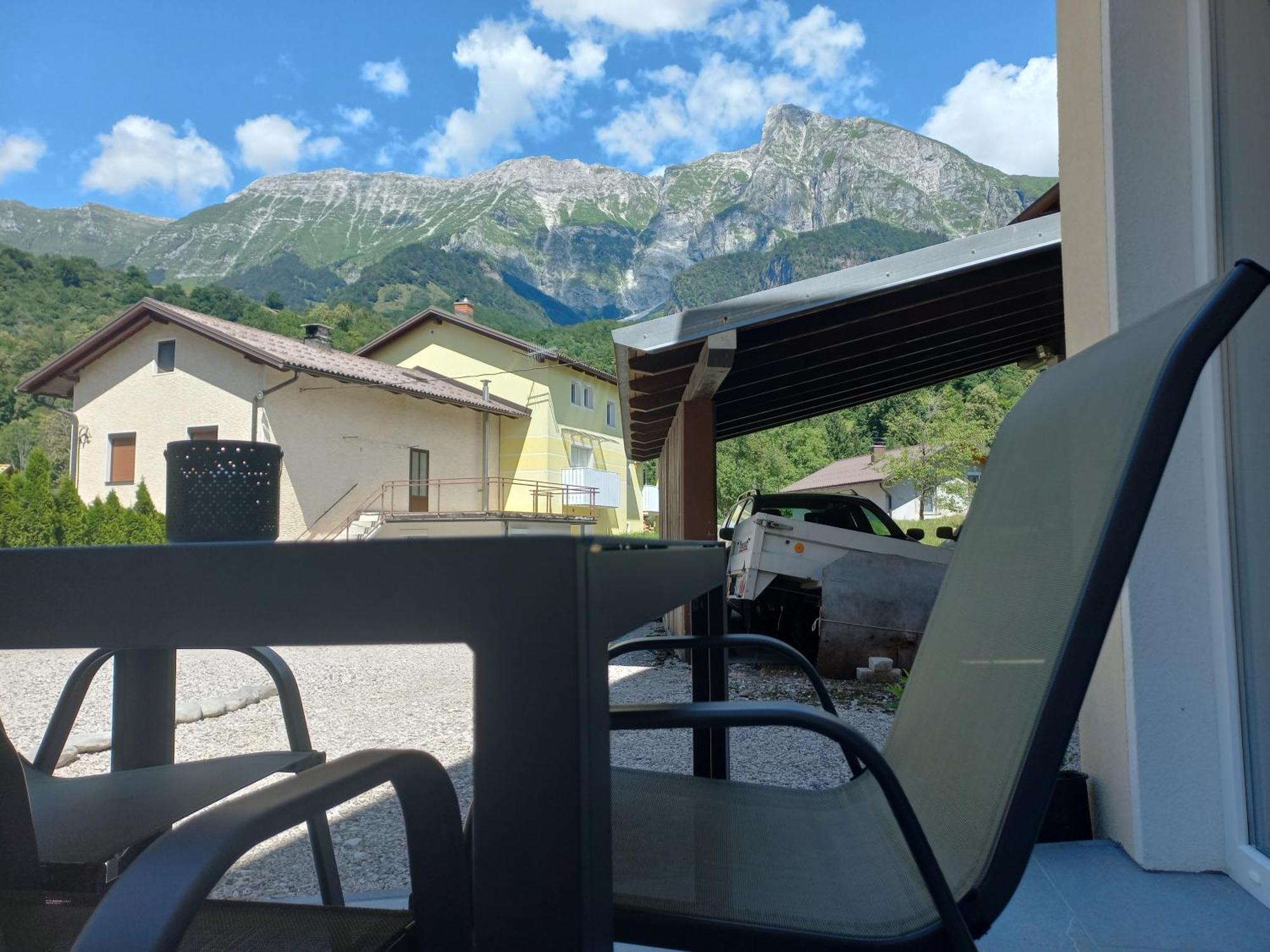Ferienwohnung Hisa Za Gradom Kobarid Exterior foto