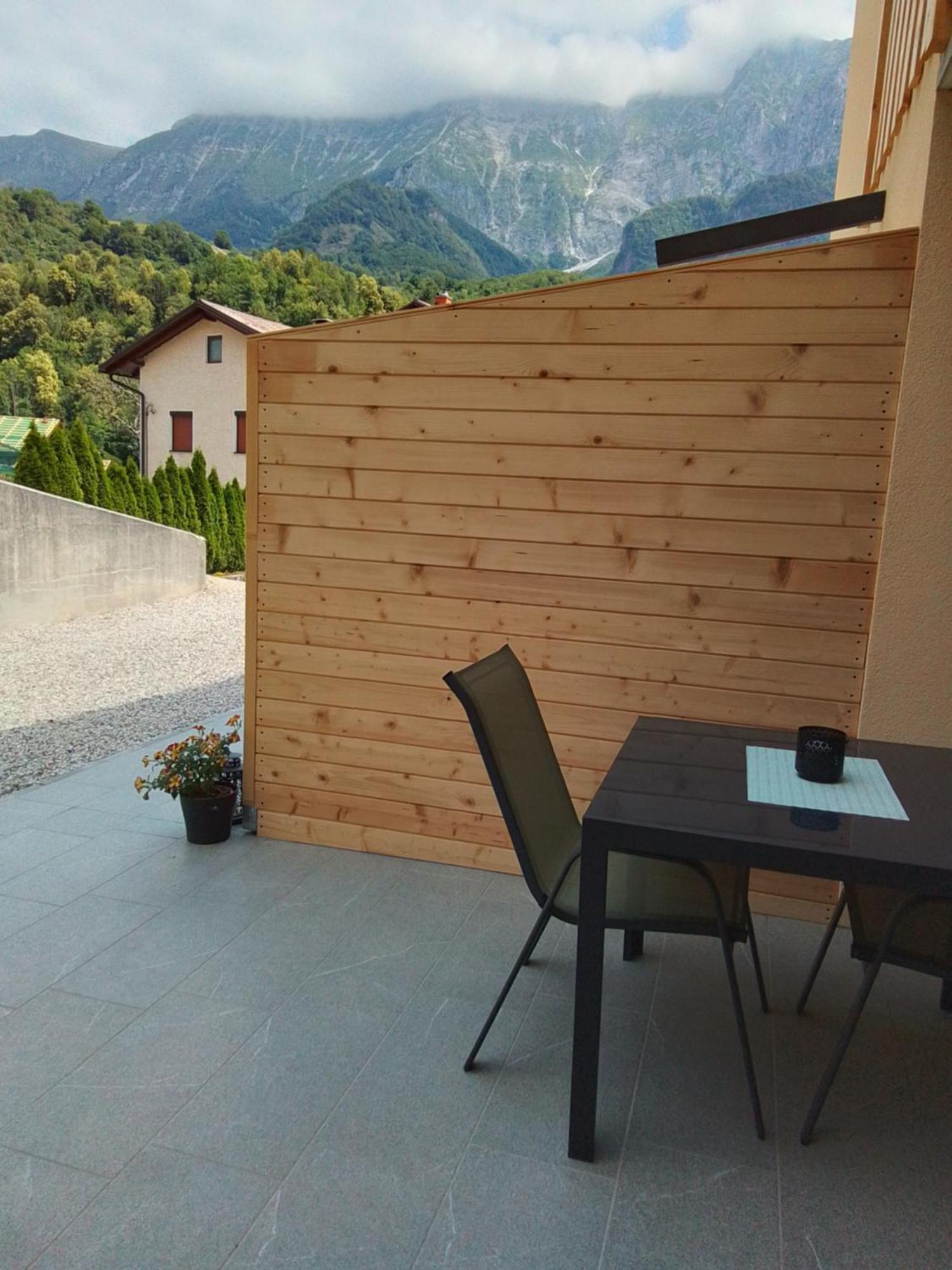 Ferienwohnung Hisa Za Gradom Kobarid Exterior foto